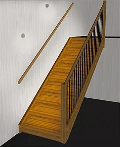 Vägglampor över handledaren